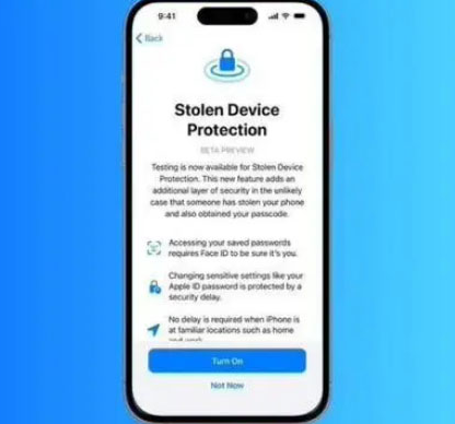 荥阳苹果授权维修店分享被盗设备保护功能开启方法 