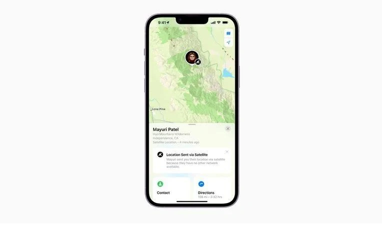 荥阳苹果14维修分享iPhone14系列中 FindMy功能通过卫星分享位置方法教程 