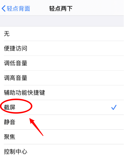 荥阳苹果手机维修分享iPhone12如何启用双击截屏 